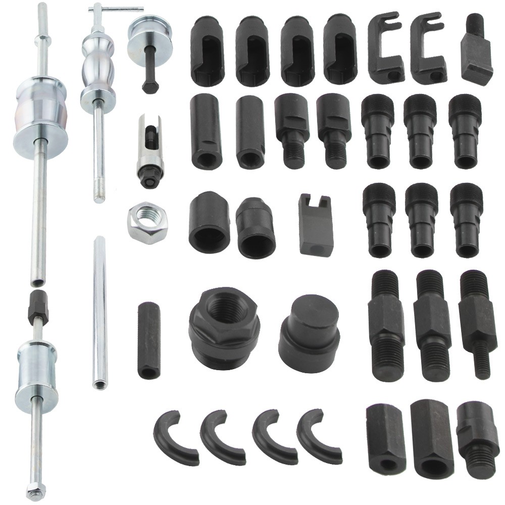 Auto Truck Diesel Injector Extractor Slide Hammer Puller Full Tools Set