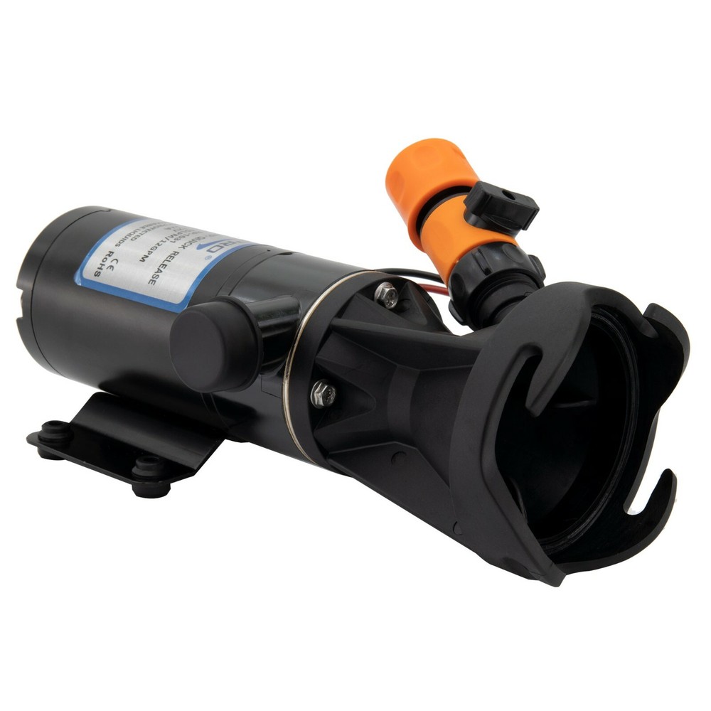 RecPro RV 12V Portable Macerator Pump - Quick Release - Waste Water Processor