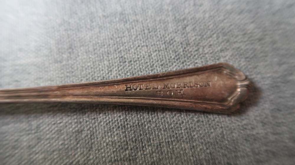 Antique Silverplate HOTEL MORRISON Olive Fork 6"