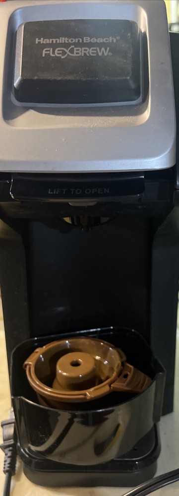 Hamilton Beach FlexBrew Single-Serve Coffee Maker Black & Silver