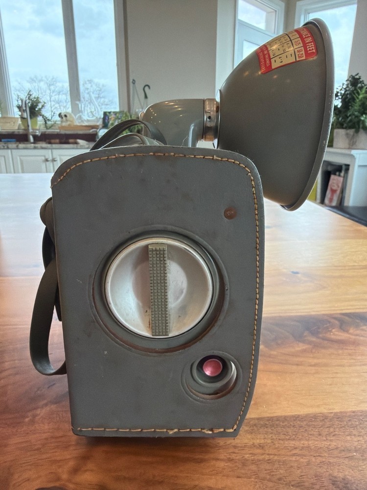 Anscoflex Vintage Flash Camera Leather Case Untested