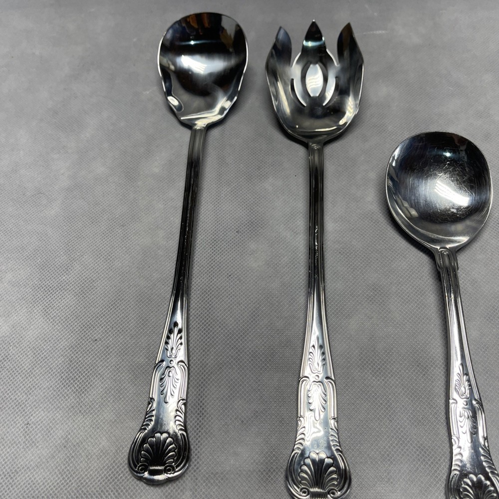 Reed & Barton KINGS 5 Pc 1824-1999 175th Select Stainless Serving Flatware Set