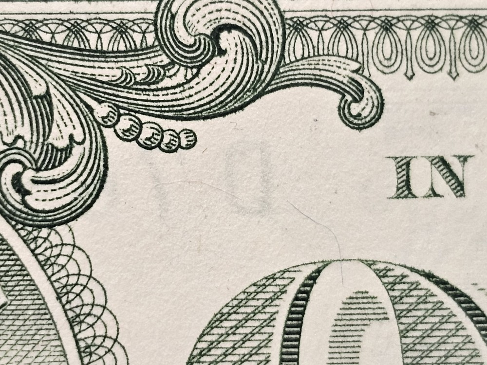 🚀 AU $1 Note-Errors Slight Offset Print, Misaligned, Double Serial Digit "6"🚀