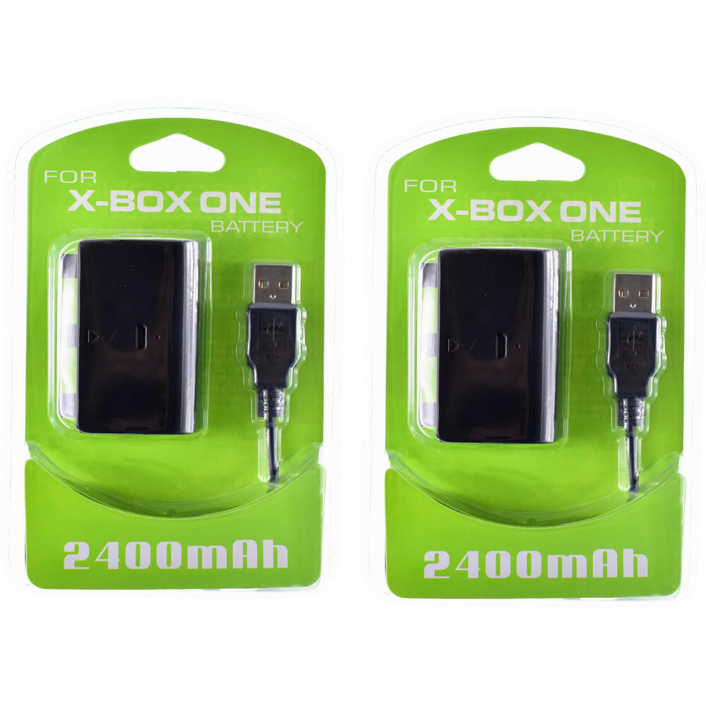 Battery 2Pack for Xbox One/S/X/Elite Controller with Micro-USB Charging Cable