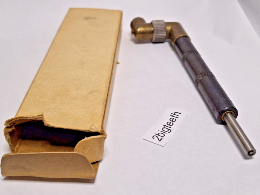 NOS Vintage Terry No. 4 Adjustable Offset Right Angle Drilling Drill Attachment