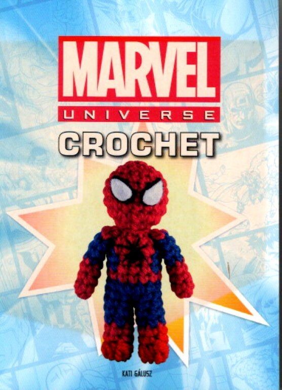 MARVEL UNIVERSE CROCHET KIT MAKES SPIDER-MAN & CAPTAIN AMERICA