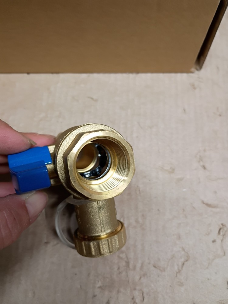 Rheem RTG20326 Brass Service Valve Kit 3/4" FIP Union x FIP, OB