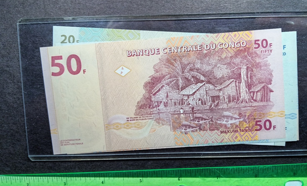 Congo 10 50 20 10 Centime UNC 2003 and 2007