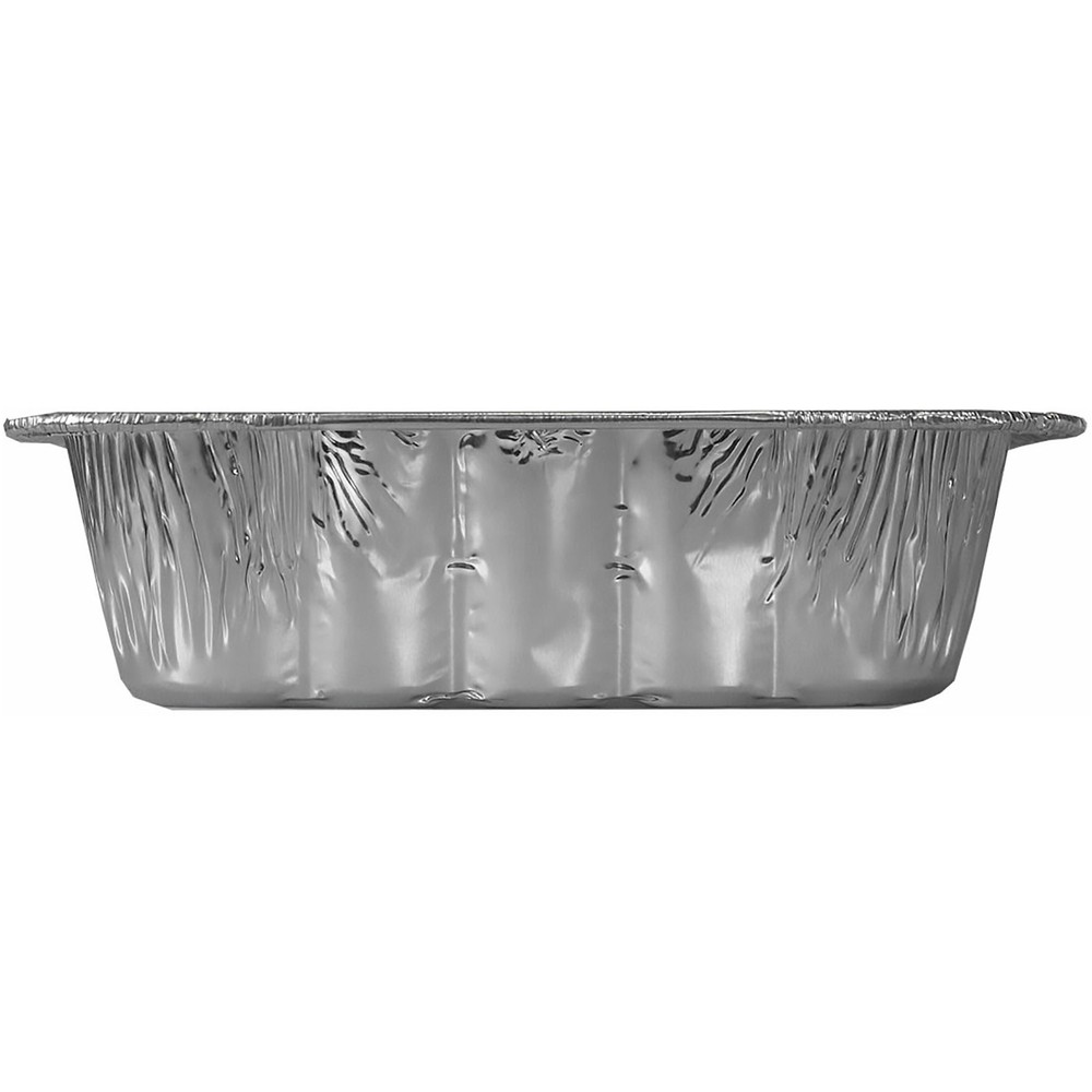 (2 pack Large Aluminum Roaster Pan Medium W/ Lid 1 Count