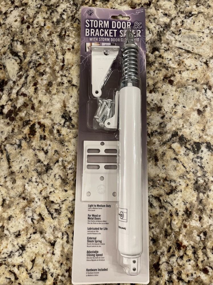 Storm Door Closer Kit White CP-3106W