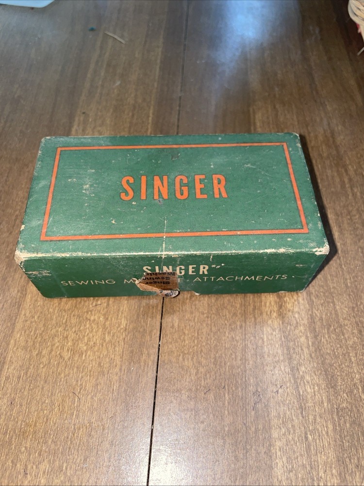 Vintage singer sewing machine box