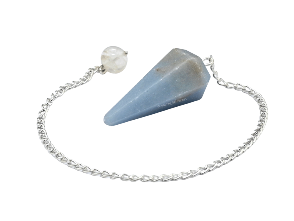 Angelite Dowsing Crystal Pendulum