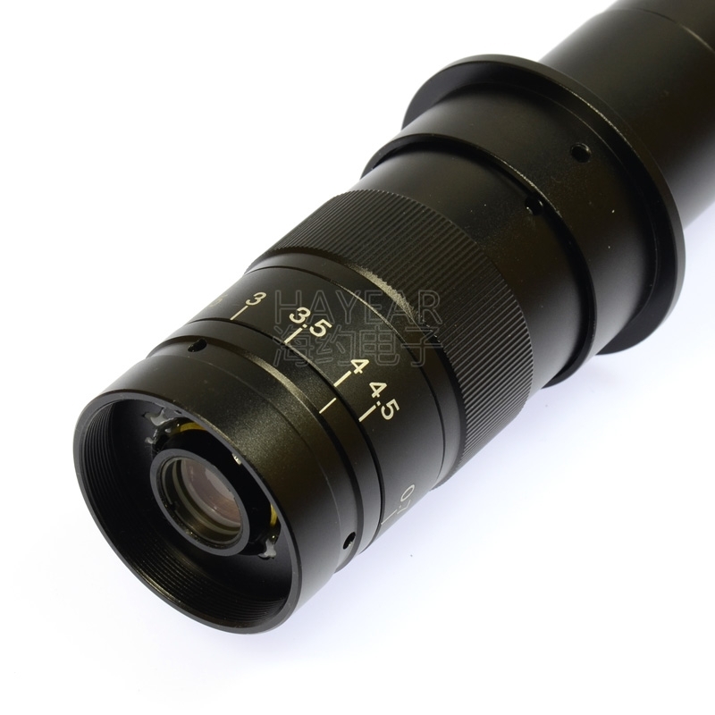 180x Industry Microscope Digital CCD Camera Lens C-Mount Objective Zoom Lens