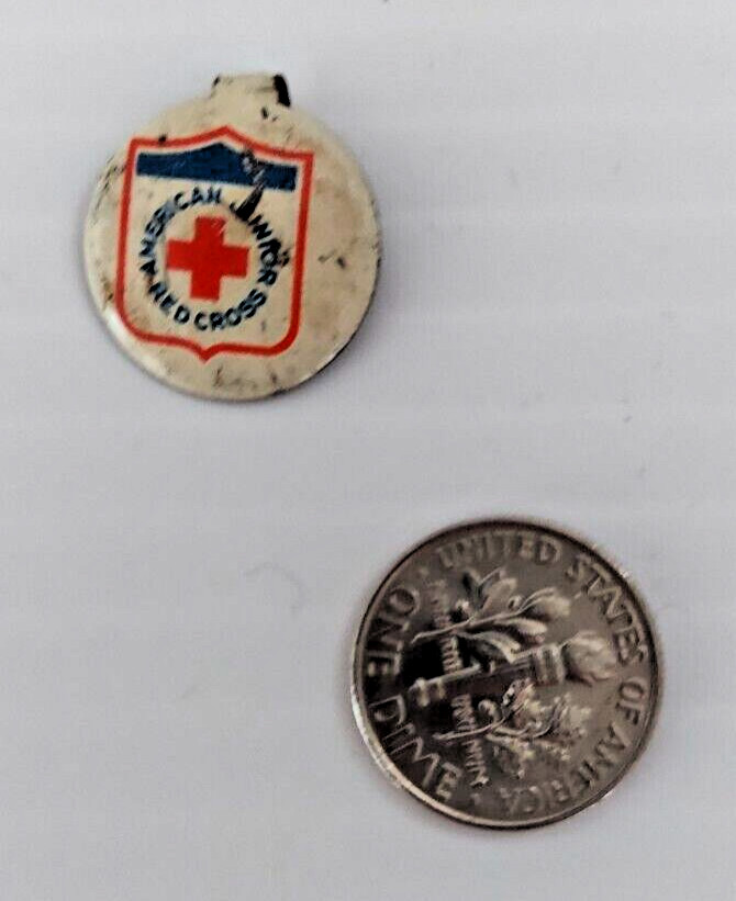 Vintage American Junior Red Cross Pin 5/8”