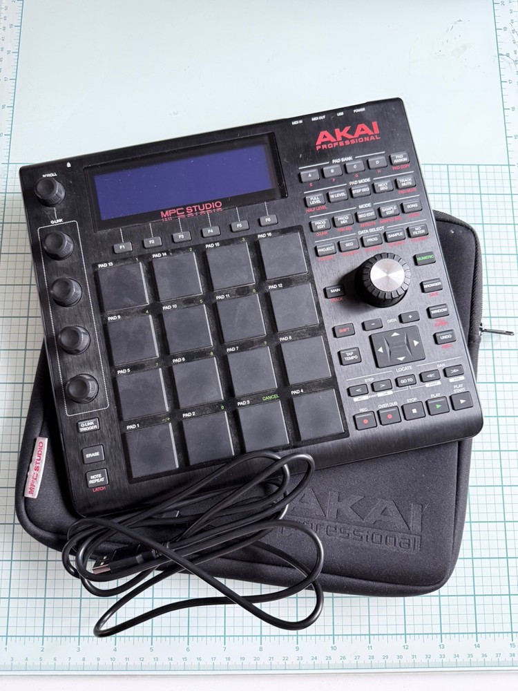Akai MPC Studio Black Pad Controller With Carrying Case