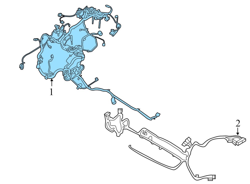 2015-2016 PORSCHE MACAN - Engine / Ignition COIL Wiring Harness 94660700301