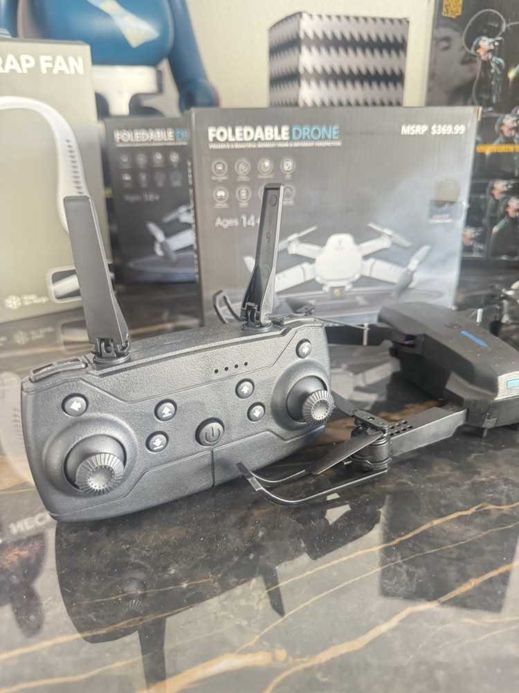 Foldable Quadcopter Drone E88 HD Camera 50X Zoom Obstacle Avoidance