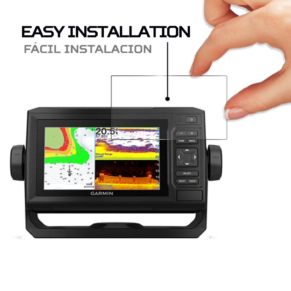 ANTISHOCK Screen protector for Garmin echoMAP Plus 63cv