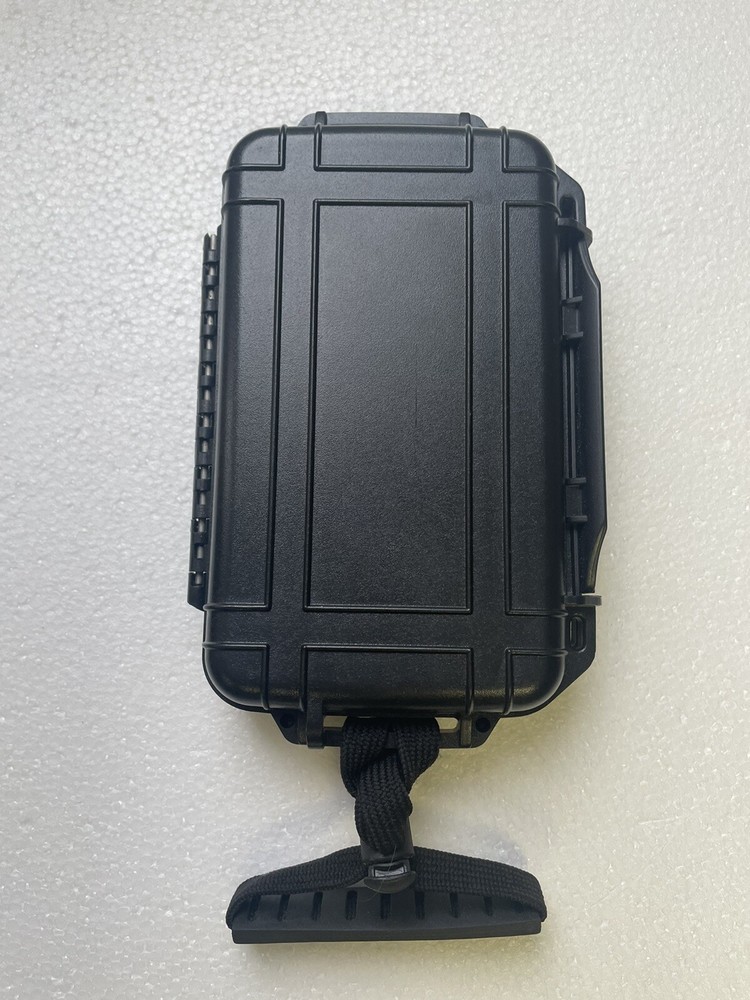 waterproof shell case ~ 6”x5” Black - For Tools, Cellphones. New
