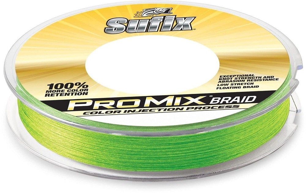 Sufix ProMix Braid 65 lb Neon Lime