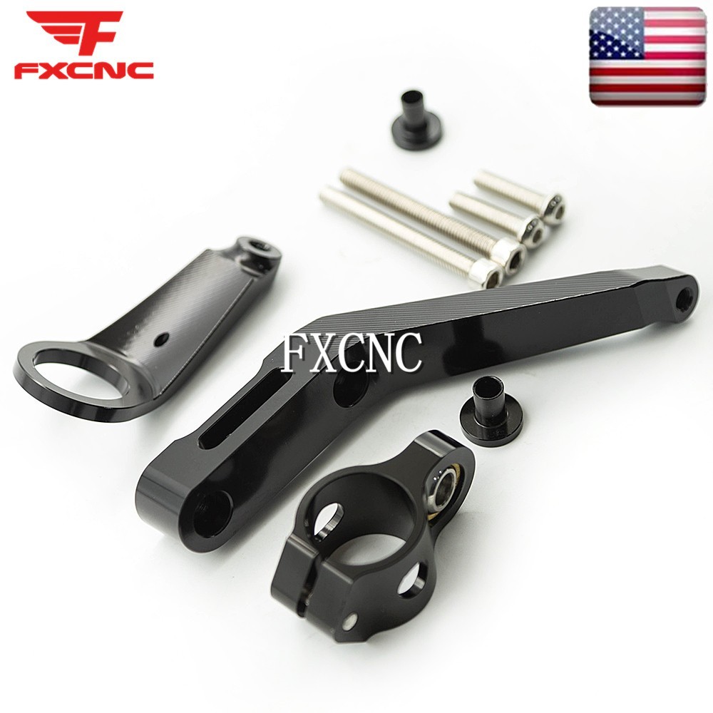 Adjust Steering Damper & Stabilizer Mount Bracket For Honda CBR954RR 2002-2003