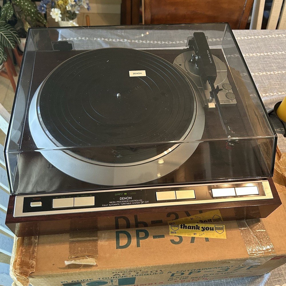 Denon DP-37F Turntable Works But Read Description