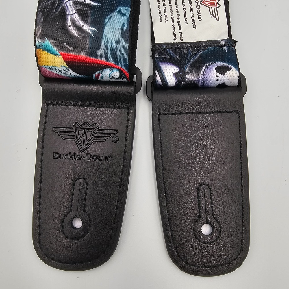 Buckle Down Nightmare Before Christmas Guitar Strap Jack Sally Zero Oogie Boogie