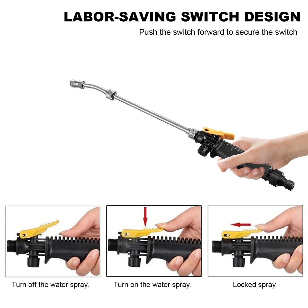 RV Water Heater Tank Rinser, Metal Tube Camper Hot Water Tank Flush Wand, Tra...