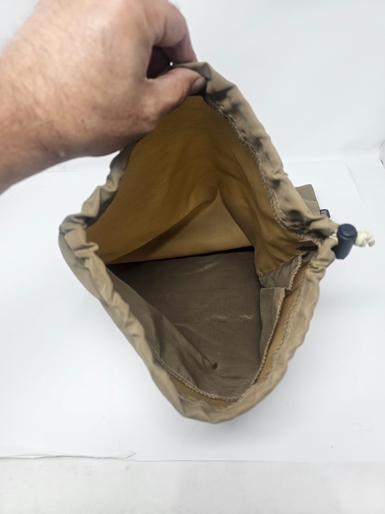 Hartmann Dust Bag Tan Small Drawstring Storage Travel Accessory Pouch