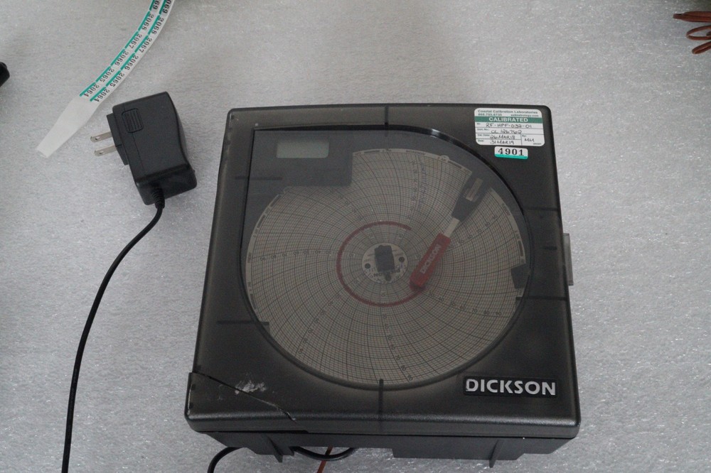 Dickson KT622 Chart Recorder Broken Cover without Model Number Label