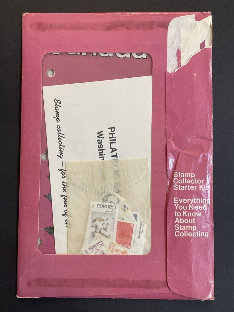 1973 USPS Publication - Canada Stamp Collector Starter Kit