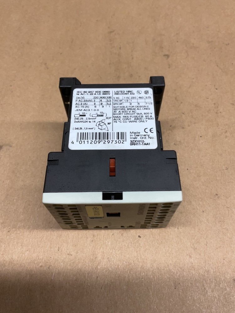 Siemens 3RT1016-2KB42 Contactor #4002PT128