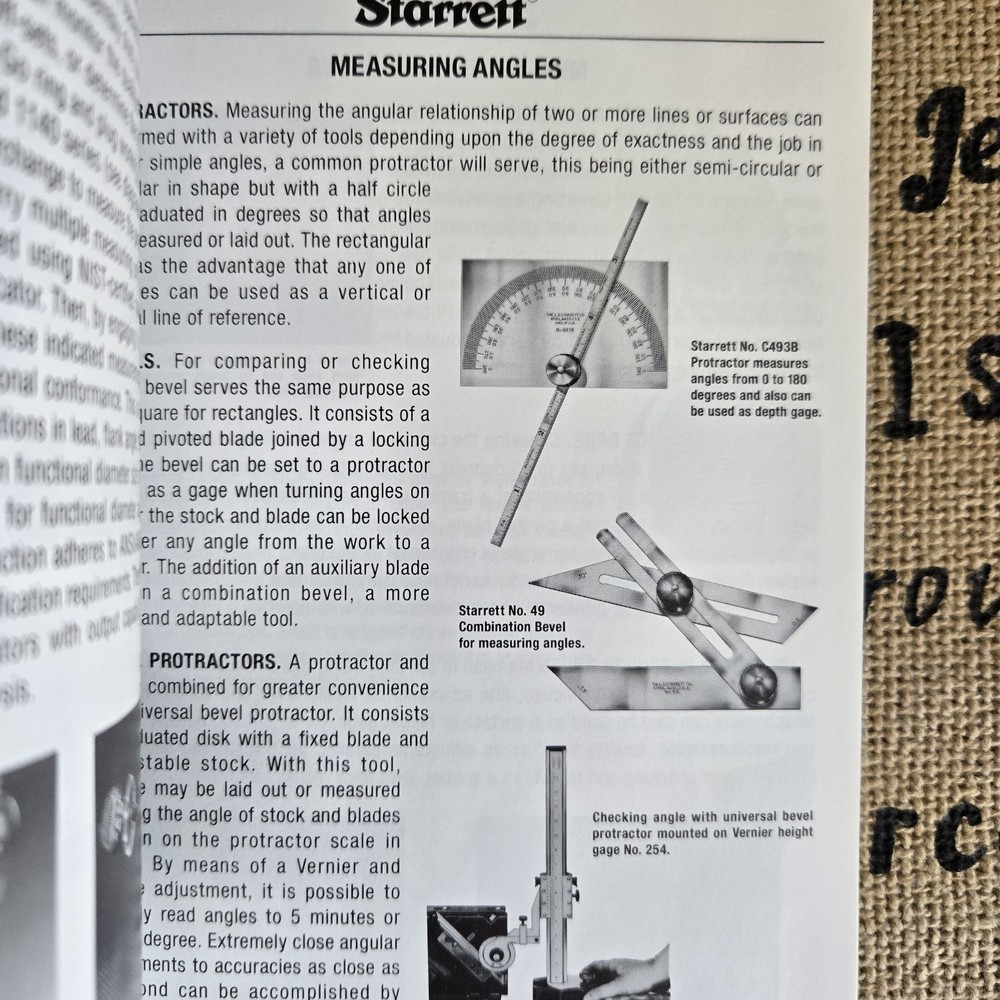Starrett Tools & Rules For Precision Measuring Booklet Issue 7, 1997