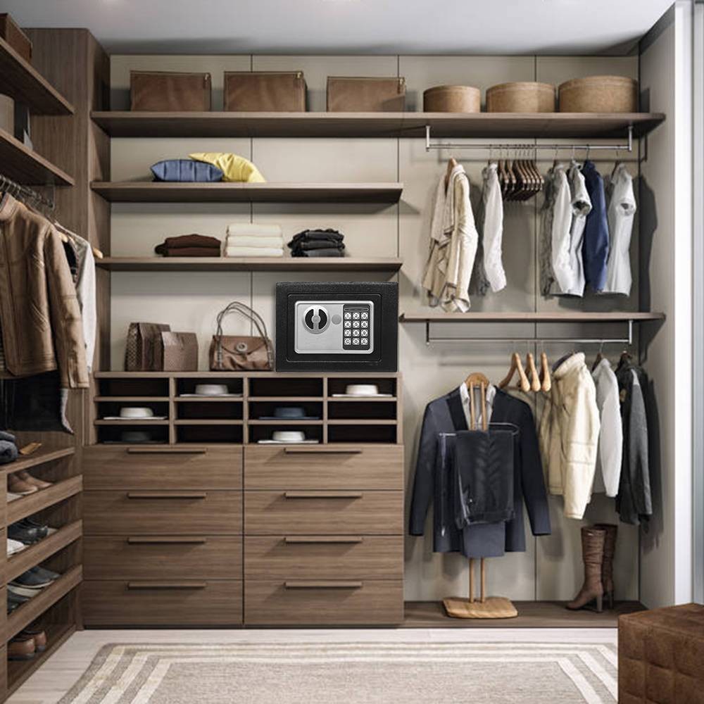 Electronic Deluxe Digital Security Safe Box Key Keypad Lock Home Offi