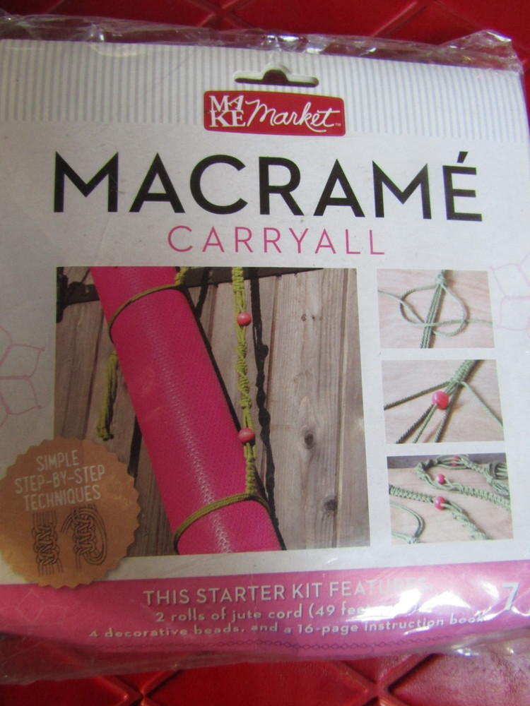 Make Market YOGA MAT CARRIER Macrame KIT - 2000's