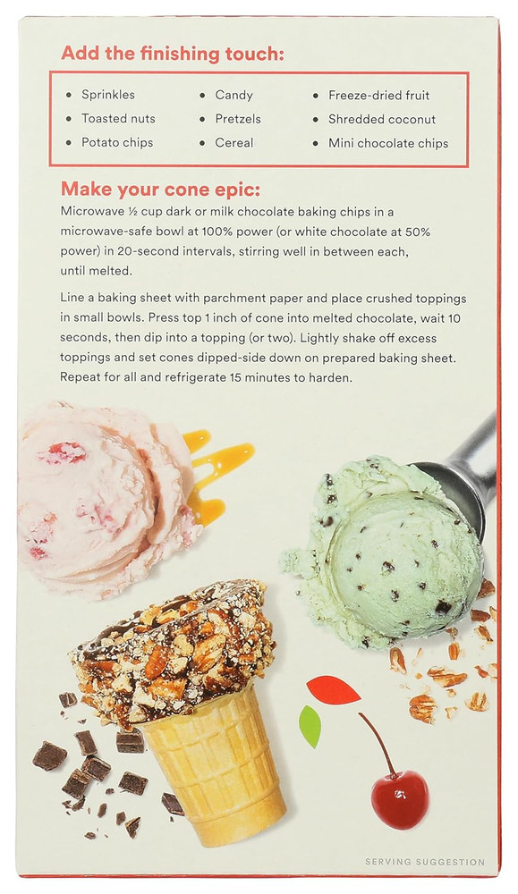 , Organic Cake Cup Cone, 1.75 Ounce