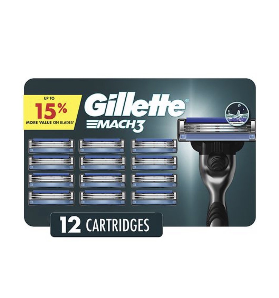 Gillette Mach3 Men's Razor Blade Refills - 15 Count