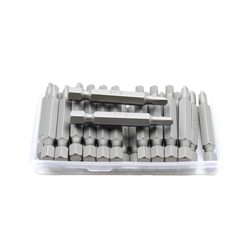 TMAX 25 pc Tri Wing #3 Screwdriver Insert Bits Triangular Slotted Y shape 2" L