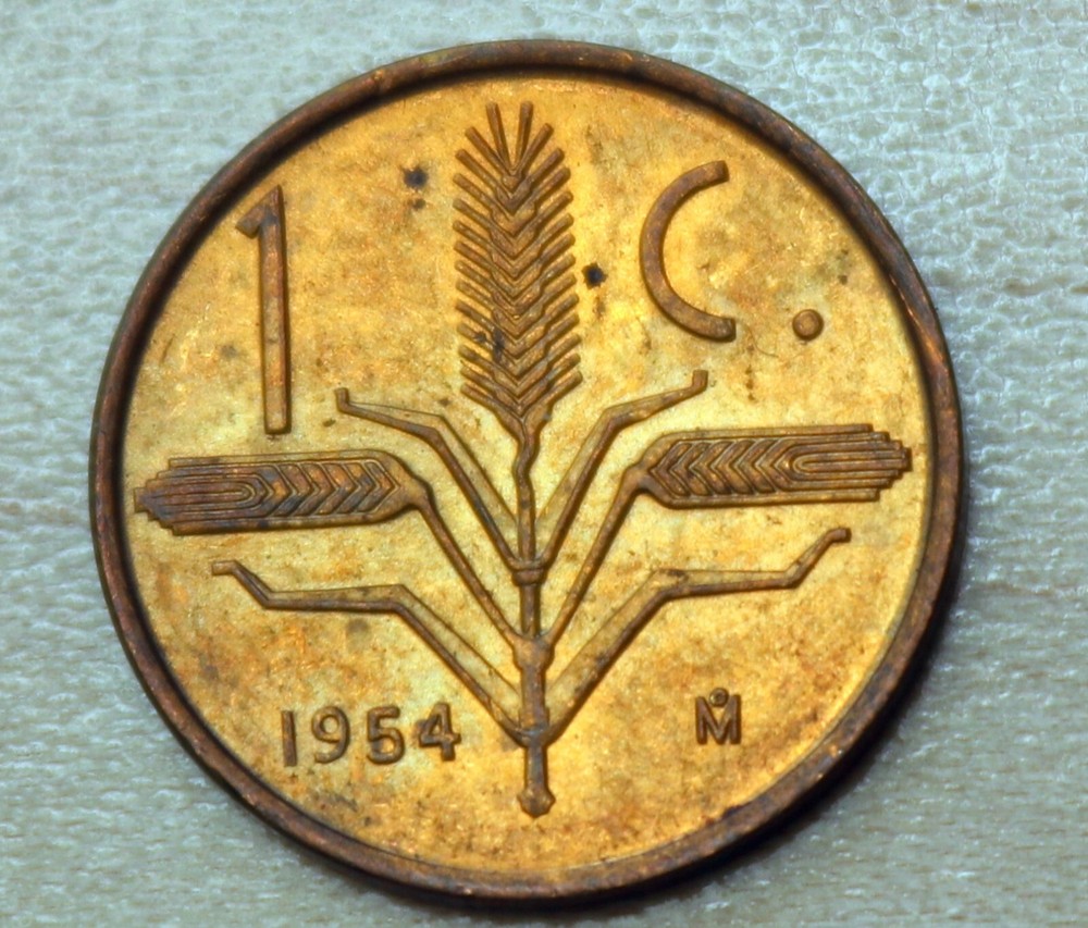 1954 Mexico 1 Centavo Unc.