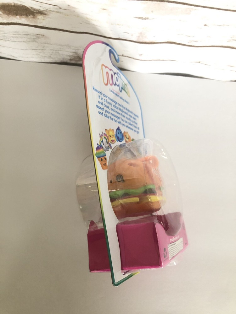 Mojimoto CHEESEBURGER Repeating Talk-Back Toy That Records & Repeats Lip-syncs