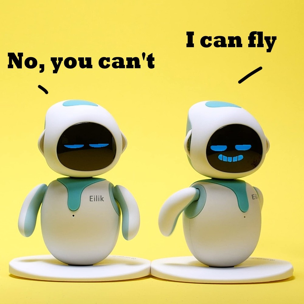 Interactive Robot Pets - Touch Toys with Emotions, Mini-Games, Unique Gift