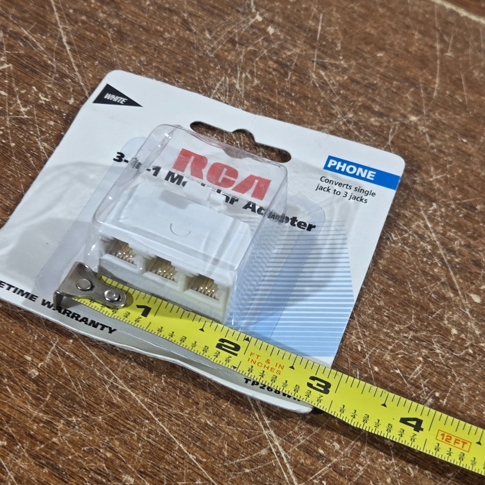 RCA 3 In 1 Modular Adapter Phone Jack