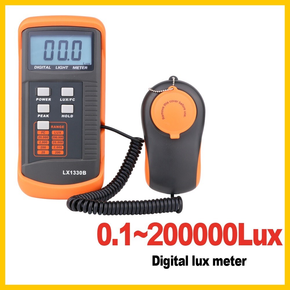 LX1330B Light Meter with Data hold and peak reading hold function