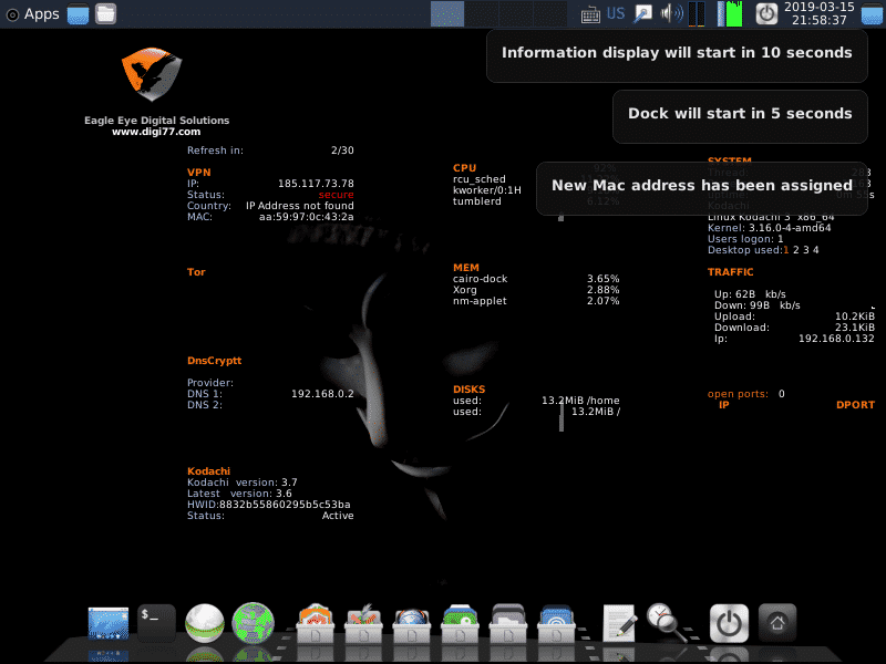 Anonymous USB Live, Hide Your PC- Hacking PC Live OS-Spoofs Mac Address Brute OS