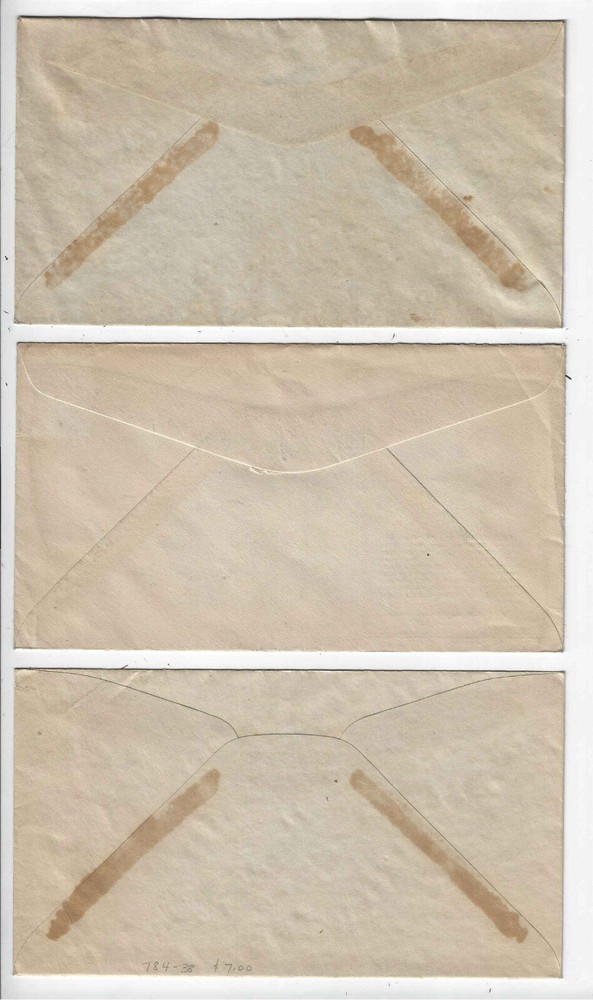 FDC's 784-32, 34, 38 -- Susan B. Anthony