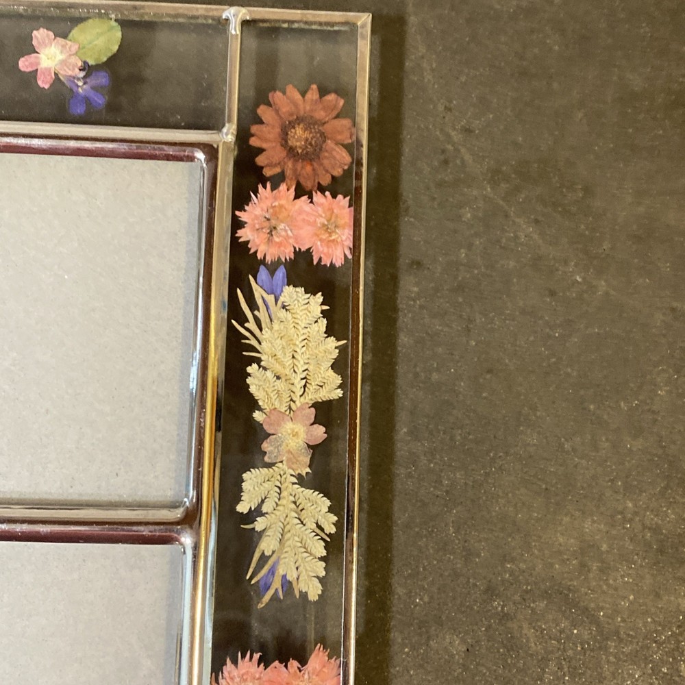 Pressed Flowers Glass Multi Size Picture Frame