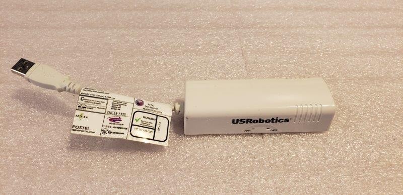 US Robotics 56K 5637 USR5637 V.92 USB Modem - Excellent Condition