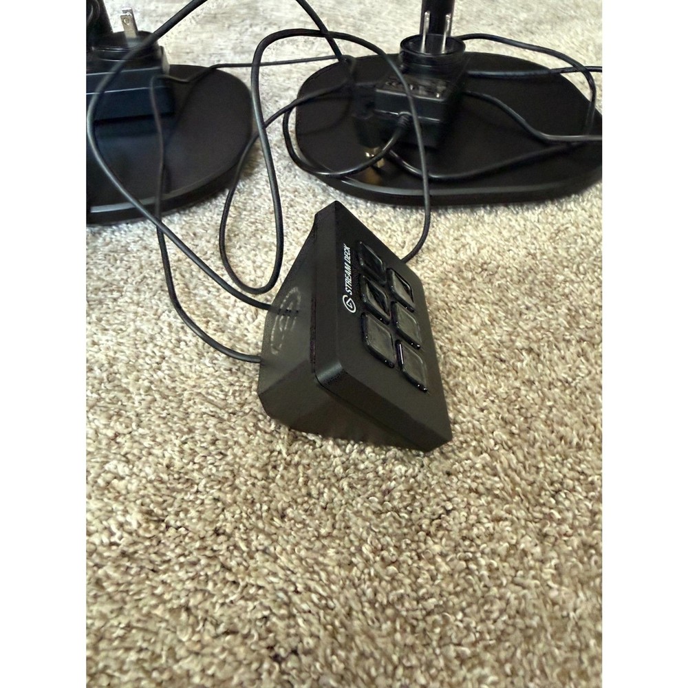 Elgato Streaming Bundle: 2 Key Light Air LED Panels + Stream Deck Mini 6-Key
