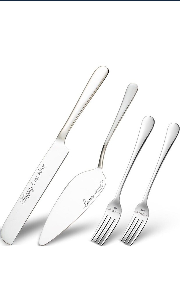 Stainless Steel Wedding Cake Carving Set