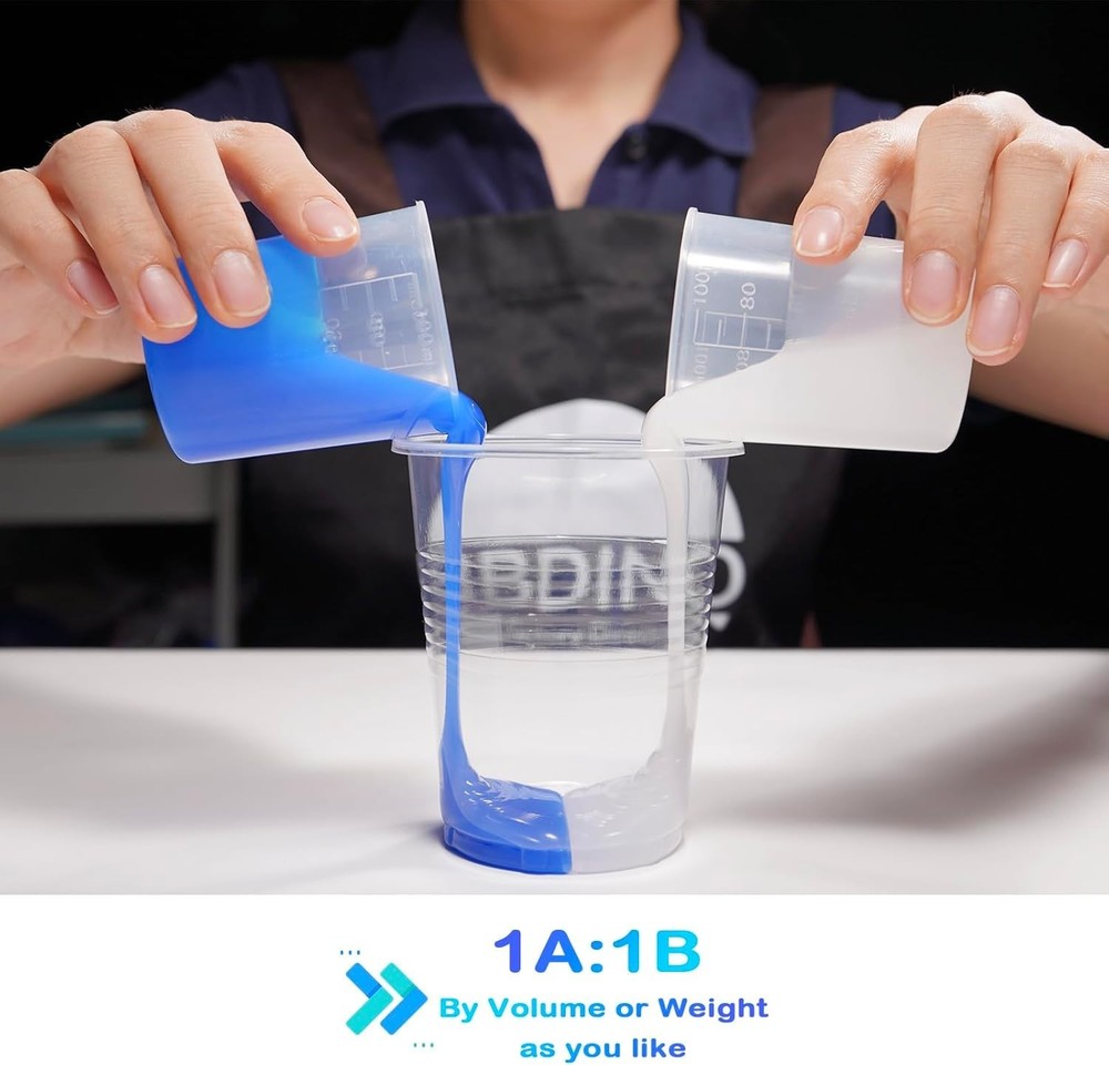 High Strength Sapphire Blue Silicone